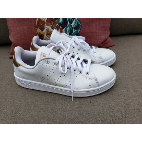 Adidas Advantage Cloudfoam F36223 2019 Lace Up Sneakers Shoes Womens US Size 9.5 - Picture 1 of 12